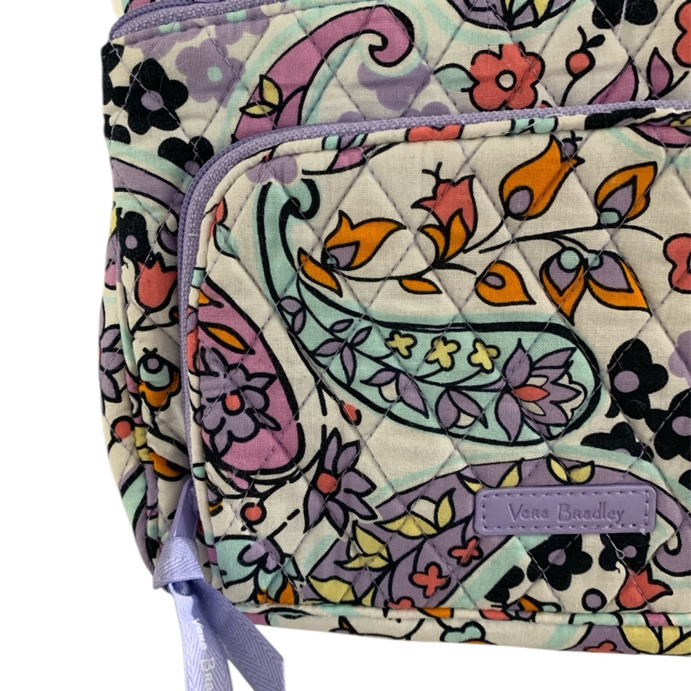 Vera Bradley Quilted Floral Shoulder / Crossbody Bag - Picture 2 of 7